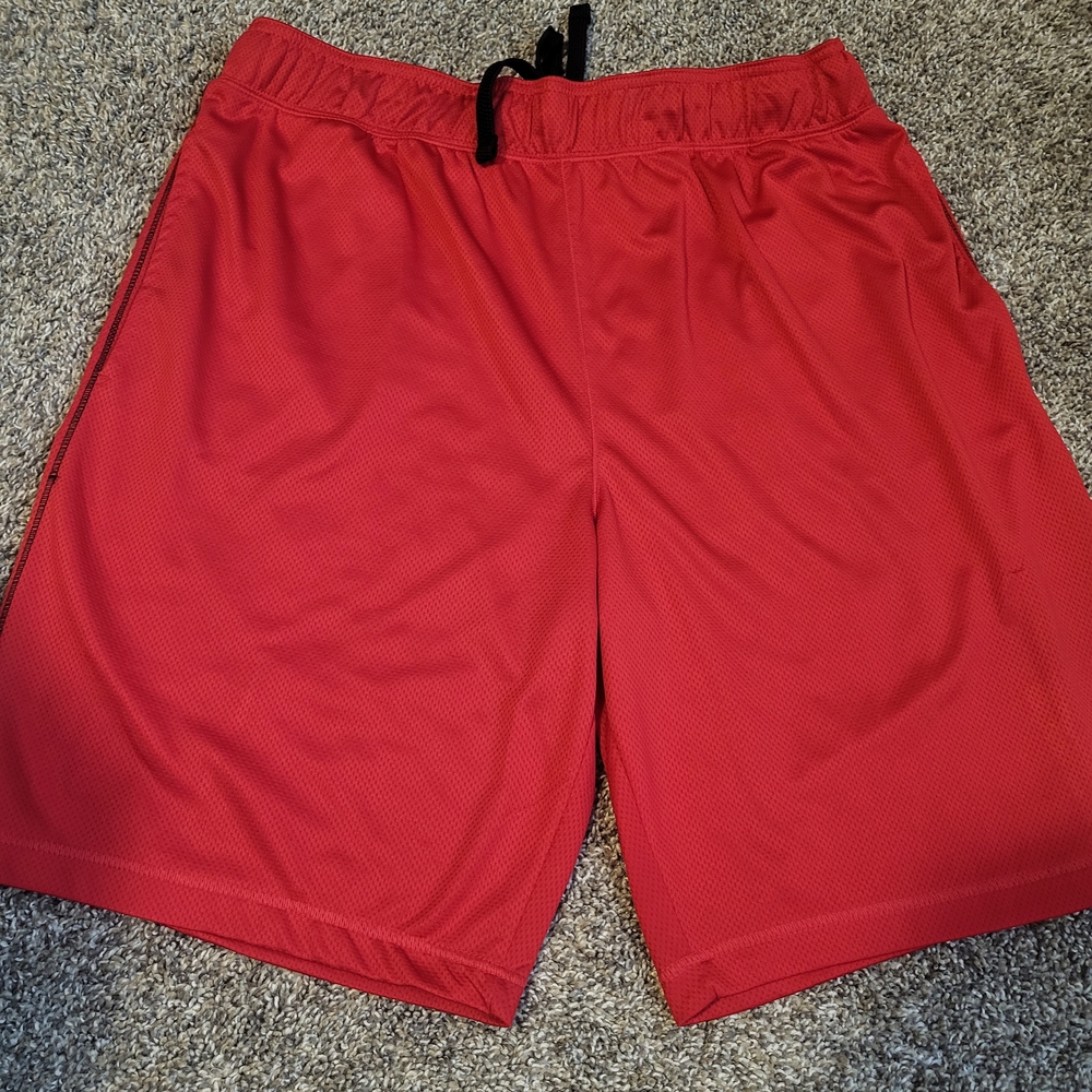 Athletic Works Red Men's Sports Shorts